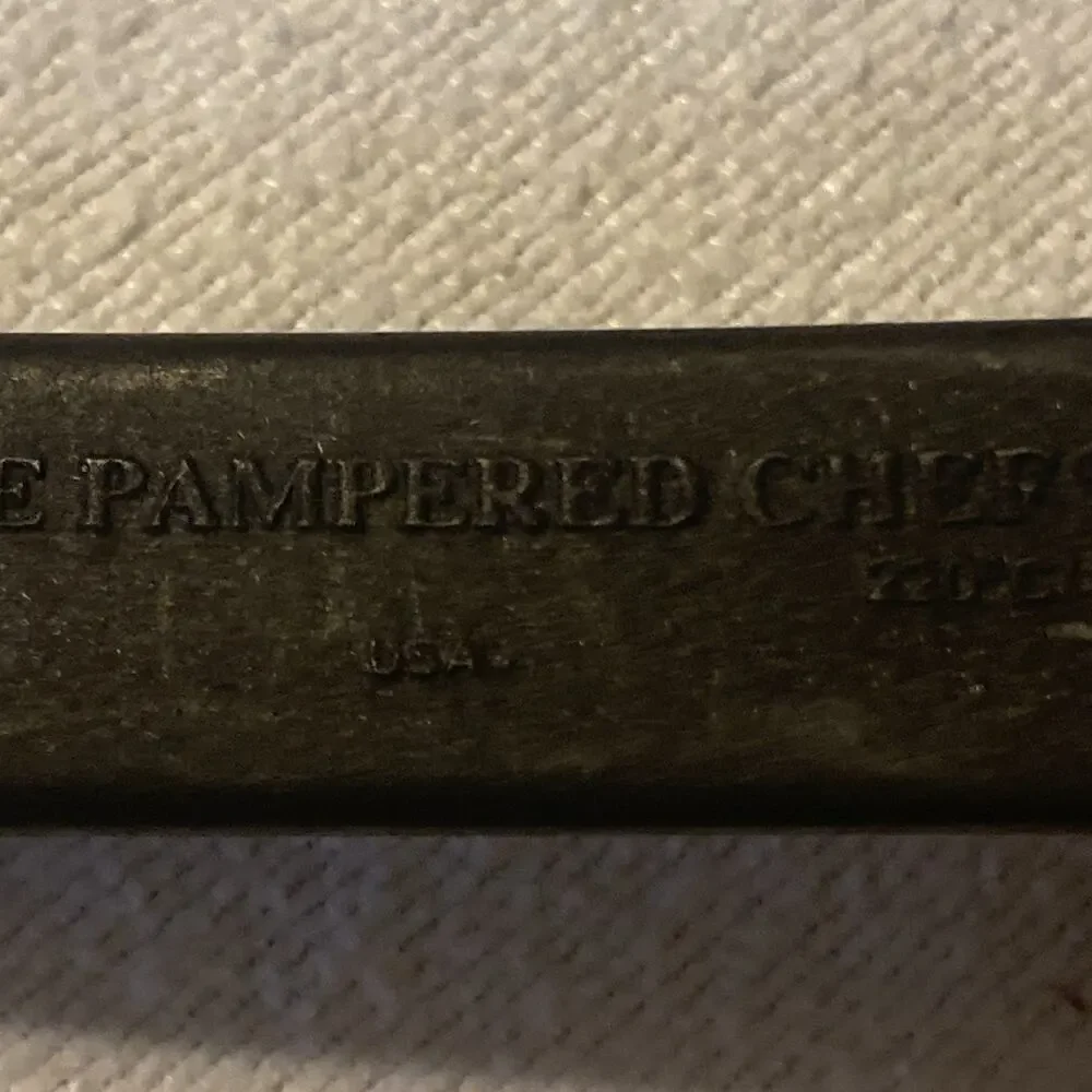 Pampered Chef Pasta Spoon Slotted Black Nylon Cooking Spoon 428° Spaghetti #2319